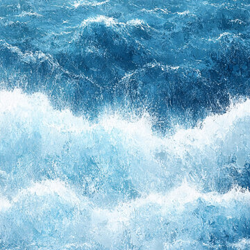 浪濤底紋