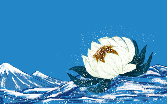 雪蓮插畫