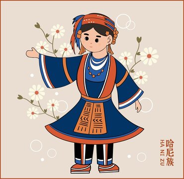 哈尼族女孩