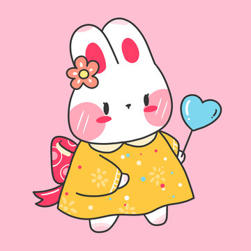 穿裙子的小兔子