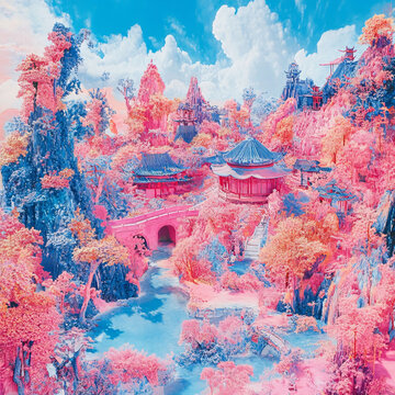 古風(fēng)仙境天上宮闕