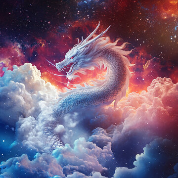 高清唯美祥云飛龍