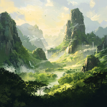 古風場景風景
