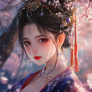 古風美女頭像封面