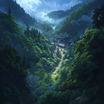 古風(fēng)動(dòng)畫(huà)場(chǎng)景