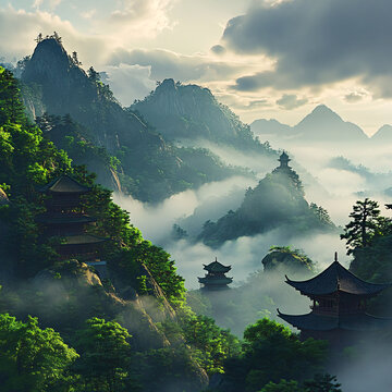 中國風山水意境