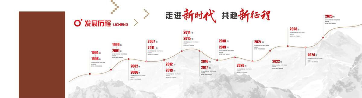 發(fā)展歷程文化墻