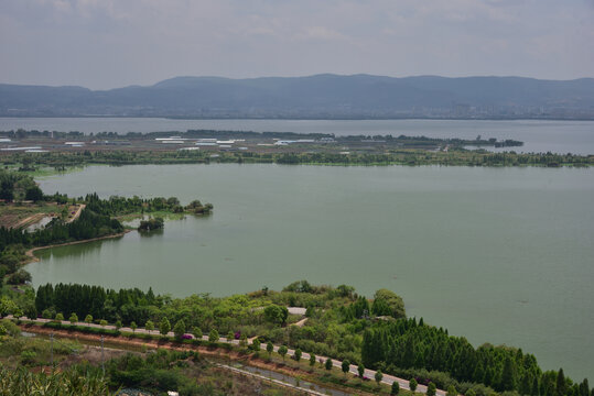 湖景