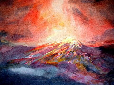 美國(guó)阿拉斯加州克利夫蘭火山