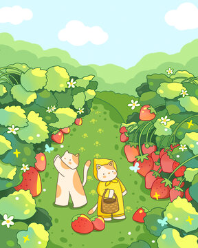 貓咪草莓園
