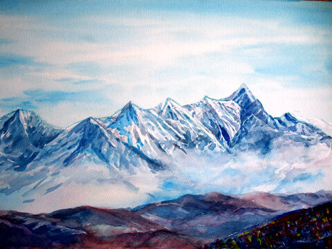 西藏唐古拉峰