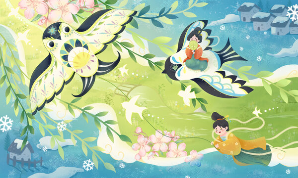 仕女系列立春