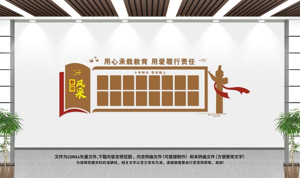 教師風(fēng)采照片墻