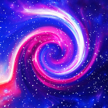 唯美旋渦星空壁紙