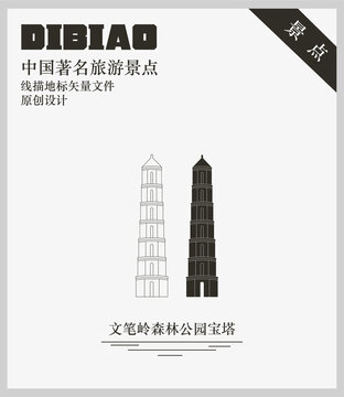 高州文筆嶺森林公園寶塔