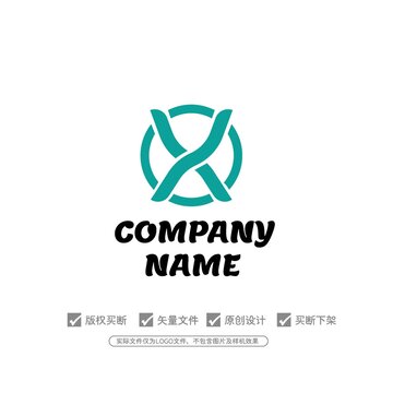 X字母logo