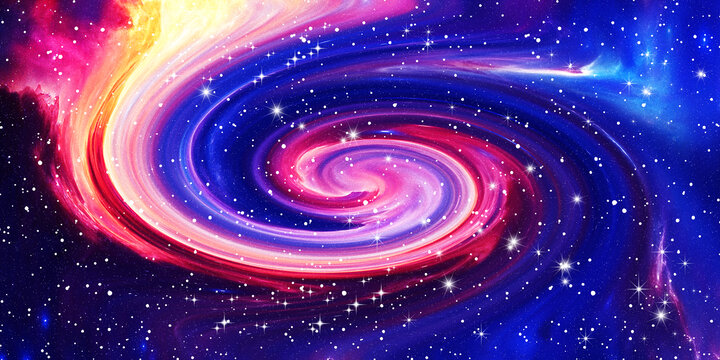 旋渦美麗星空