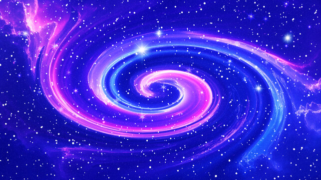 星空背景旋渦
