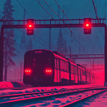 冬夜站臺(tái)