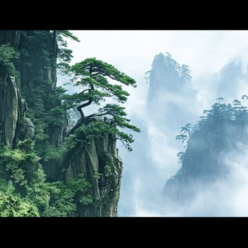 超清迎客松