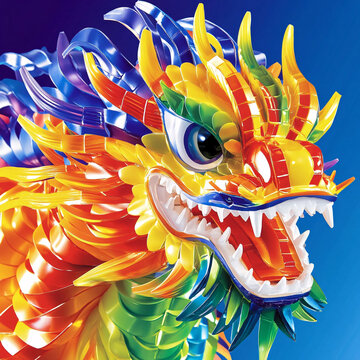 國潮龍年形象