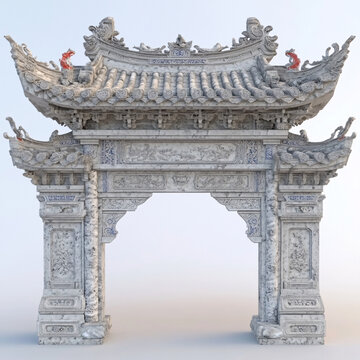 牌坊模型