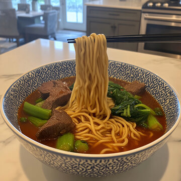 早餐美食牛肉面