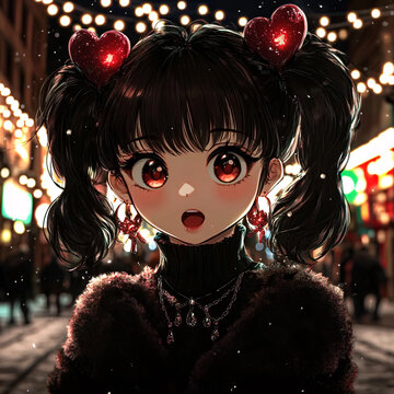 雙馬尾少女