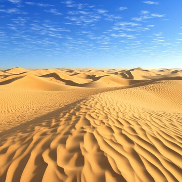 藍天沙漠背景