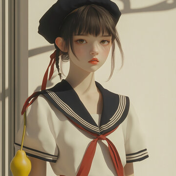 女學生