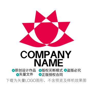 花logo
