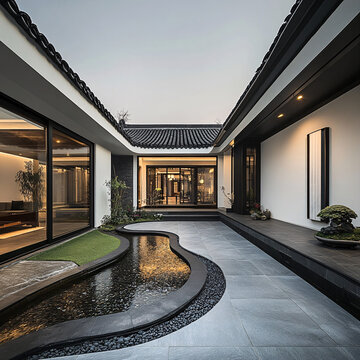 新中式庭院