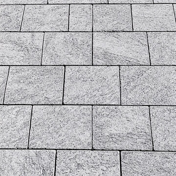 黑白花崗巖現(xiàn)代路面