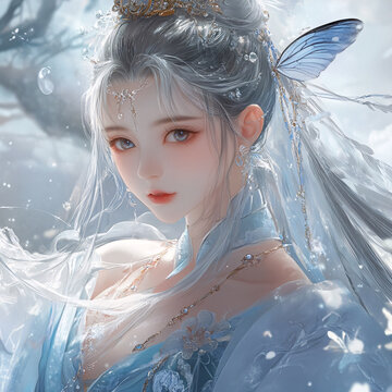 古風(fēng)美女頭像封面