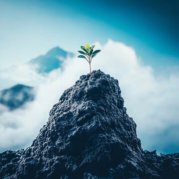 絕處逢生的小樹苗