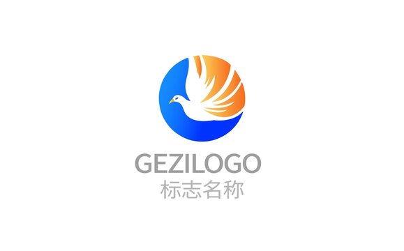 鴿子logo設(shè)計