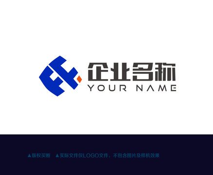 logo字母ff魚