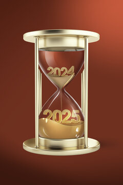 2025新年沙漏倒計時元旦