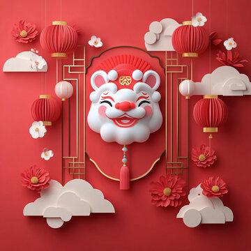 春節(jié)背景