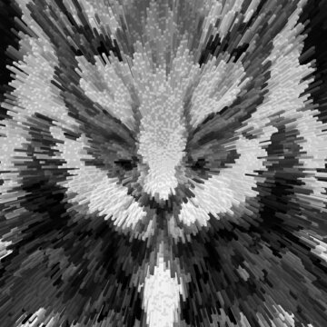 狼性裝飾畫
