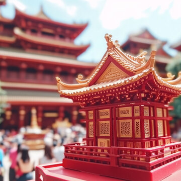 宮殿建筑微縮模型