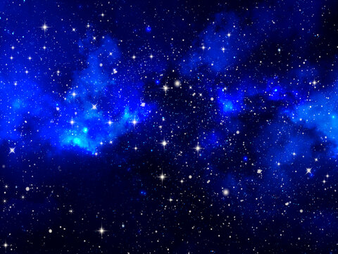 藍(lán)色唯美星空頂星空軟膜燈箱