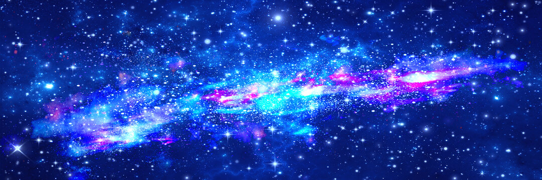 星光璀璨夢幻星空頂星空軟膜燈箱