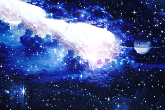 唯美璀璨星空頂星空軟膜燈箱