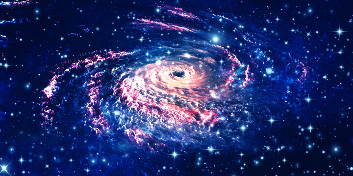 宇宙星空旋渦夜空星空軟膜燈箱