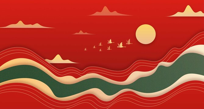 線條禮盒背景
