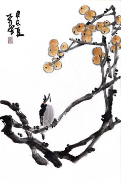 寫(xiě)意琵琶裝飾畫(huà)