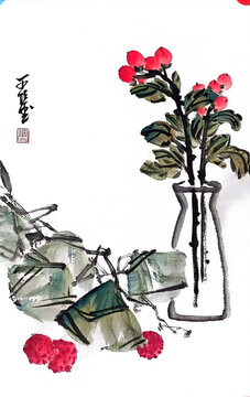 端午裝飾畫