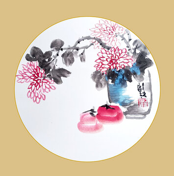 寫意菊花