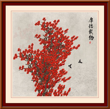 國畫梅花